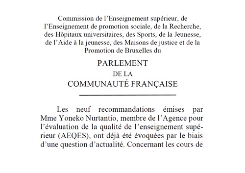 Parlement de la Communauté française